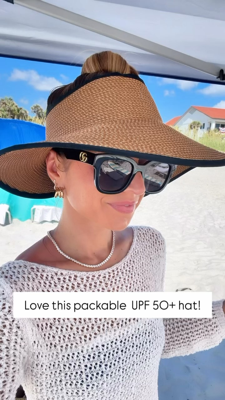 My favorite SPF 30 lipgloss in color Camillia. Target swimsuit coverup. Beach days are the best days 🇺🇸🇺🇸 love this ruffled bikini - one size fits more! Can fit up to size 14. UPF 50+ packable hat. Love these Gucci sunglasses. Amazon tennis necklace. Beach vacation. Summer outfit. 4th of July outfit.

#LTKootd #LTKSwim #LTKTravel