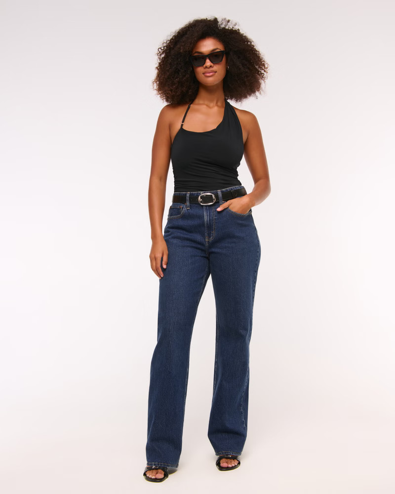 Women's Curve Love High Rise 90s Relaxed Jean | Women's Bottoms | Abercrombie.com | Abercrombie & Fitch (UK)