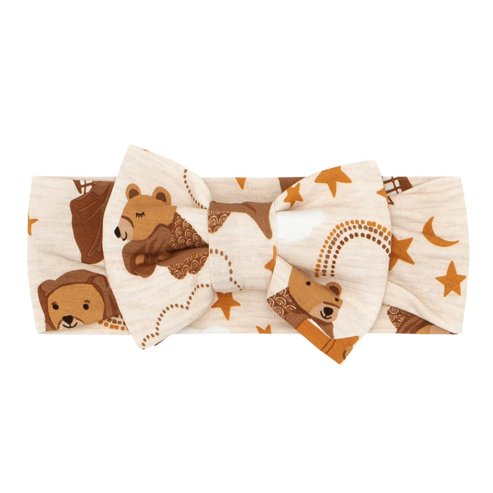 Beary Sleepy Luxe Bow Headband | Little Sleepies