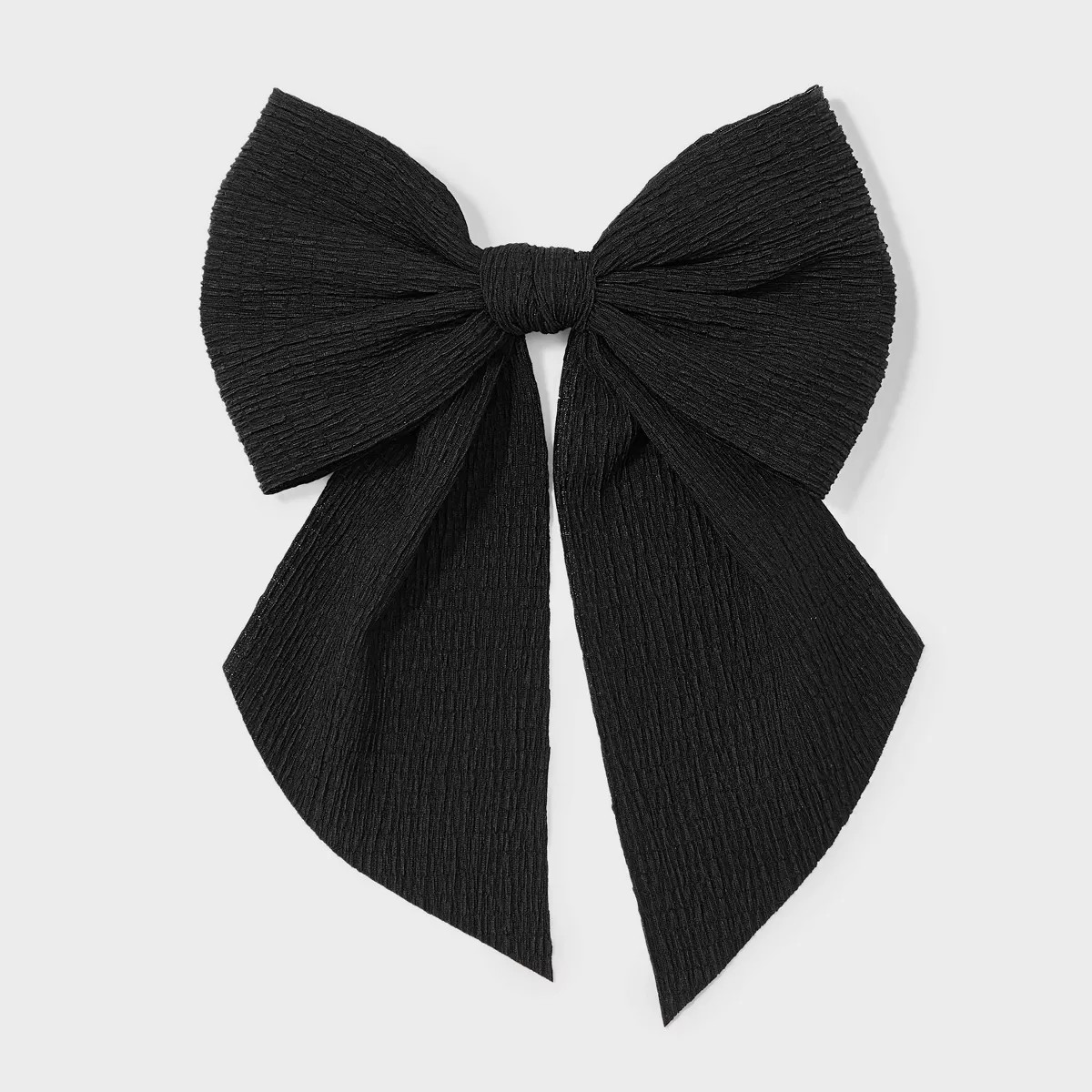 Crinkle Bow Hair Barrette - A New Day™ | Target