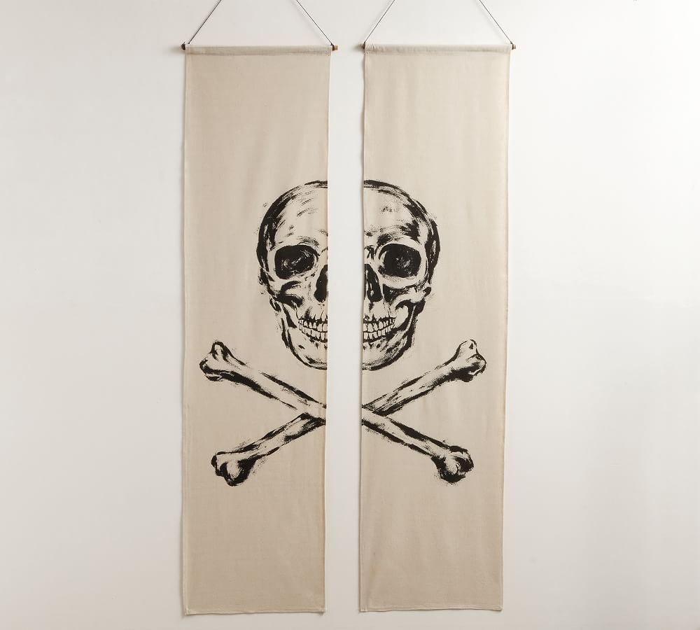 Skeleton Banner - Set of 2 | Pottery Barn (US)