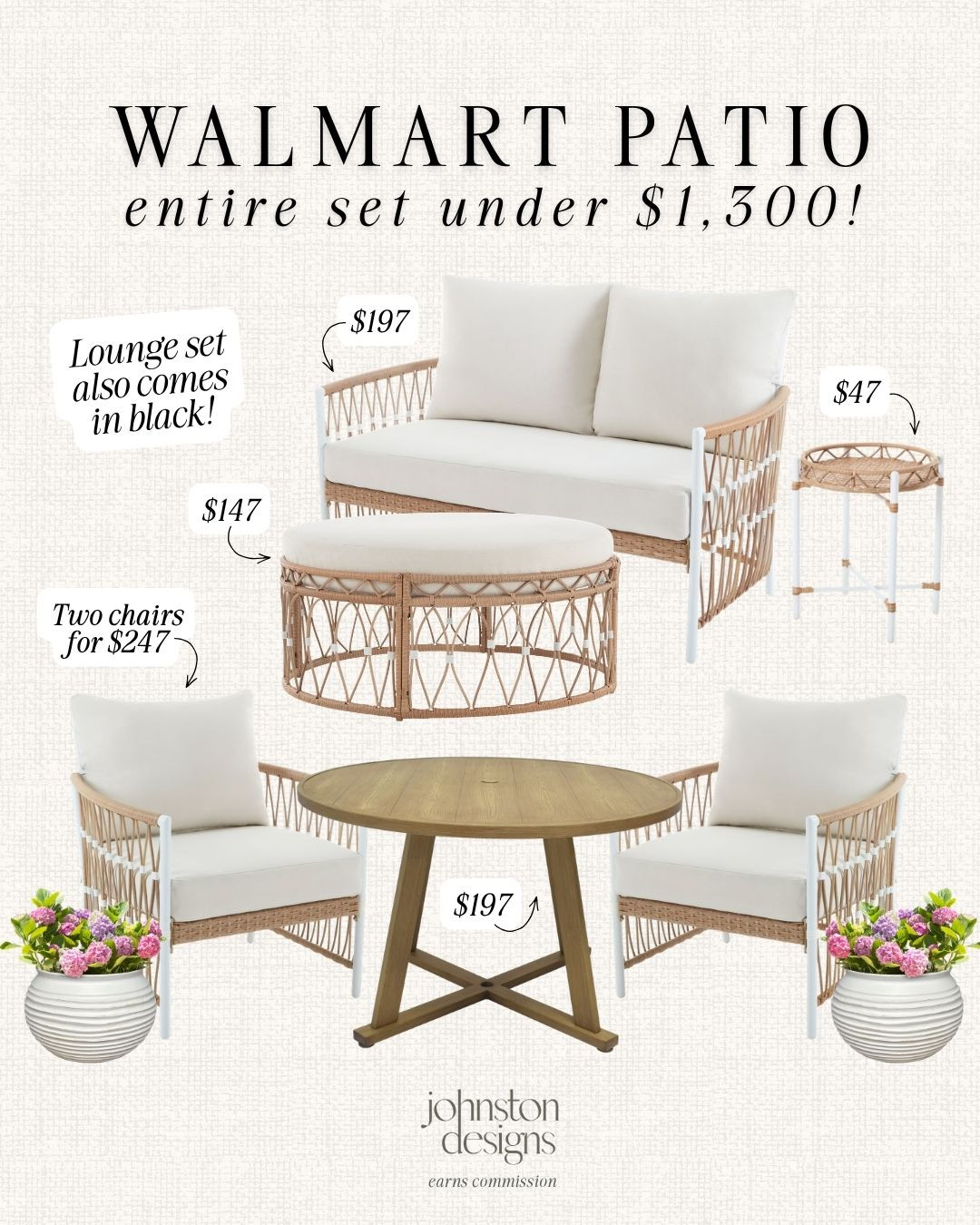 Walmart Lilah Collection patio finds with a chic look for less and an entire outdoor setup under $1,300. ☀️


Walmart lilah collection, walmart patio furniture, patio set under 1300, affordable outdoor furniture, walmart outdoor finds, outdoor seating set, patio conversation set, wicker patio chairs, outdoor loveseat, patio side table, round outdoor coffee table, neutral patio decor, backyard refresh, patio furniture on a budget, look for less patio, summer outdoor living, small patio ideas, deck furniture set, outdoor entertaining space, walmart home finds 

 #LTKSeasonal #LTKHome