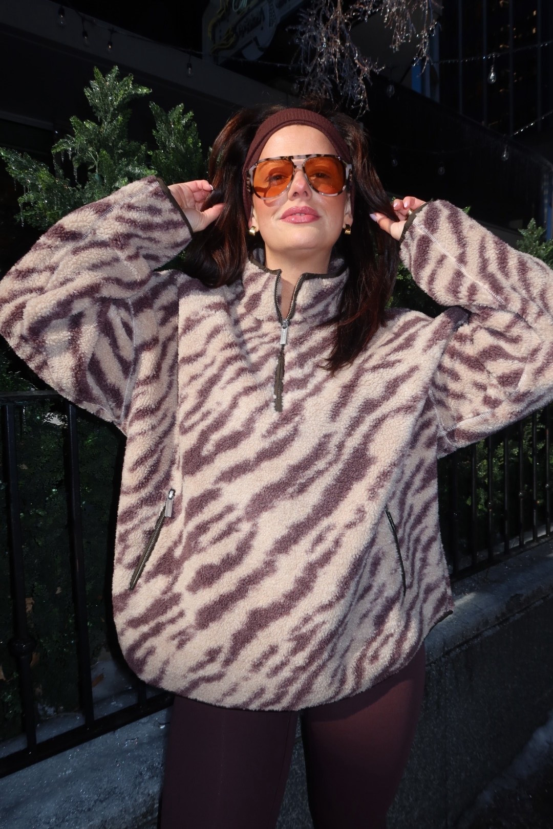 Size XL animal print fleece pullover — this is such a fun statement piece!! 

Sweaty Betty tiger brown aesthetic cozy winter aspen ski vibes cheetah zebra vintage 

#LTKActive #LTKootd #LTKMidsize