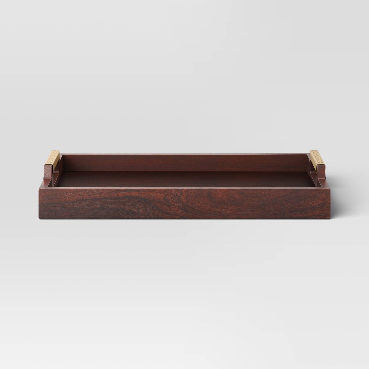 Decorative Dark Wood Tray - Threshold™ | Target