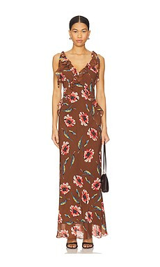 Steve Madden Adalina Dress in Brown from Revolve.com | Revolve Clothing (Global)