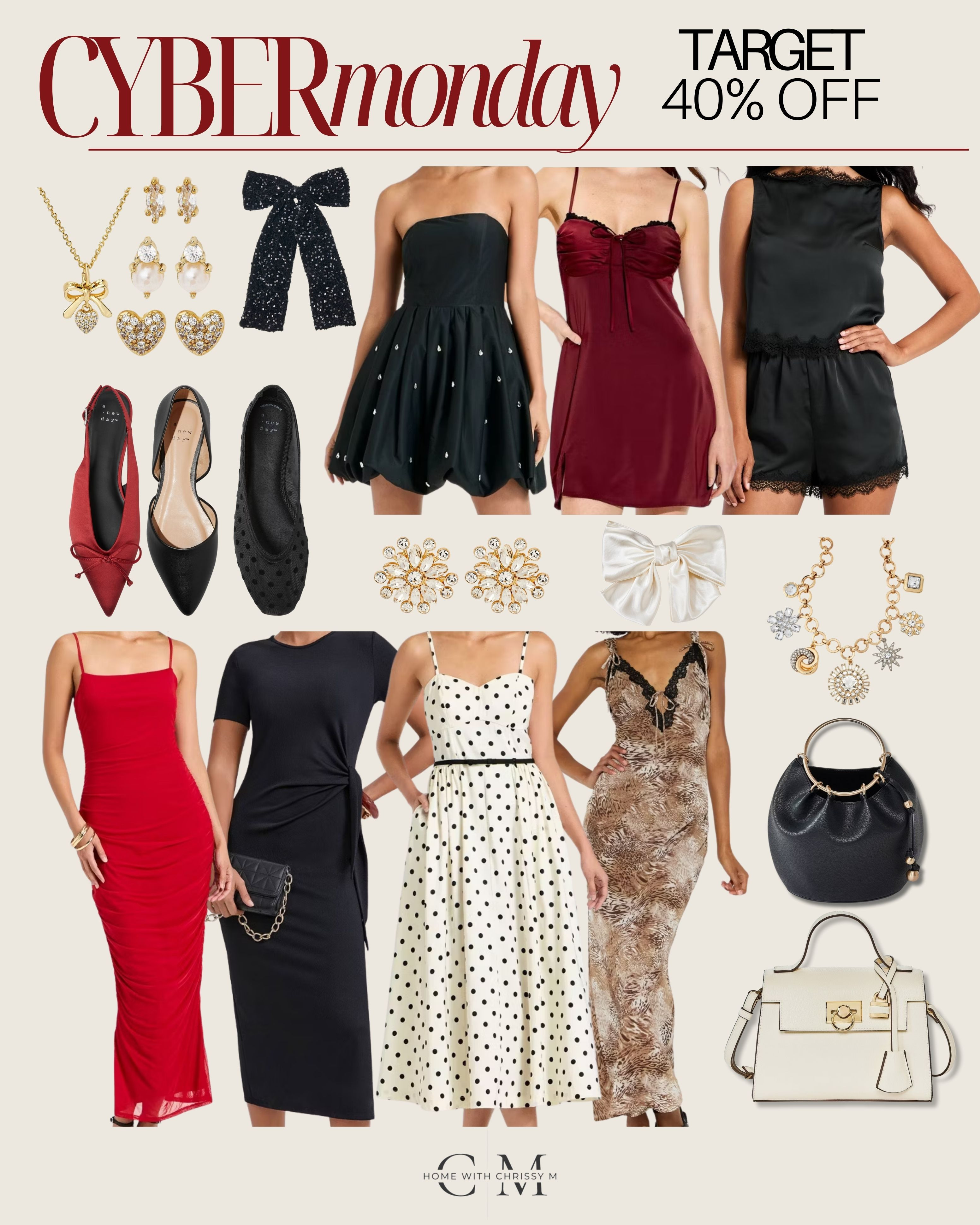 40% Off Holiday Outfits and Accessories at Target!
Target Sale / Target Cyber Monday Sale / Sequin Mini Dresses / Velvet Jumpsuits / Satin Midi Skirts / Cozy Sweater Dresses / Faux Fur Coats / Metallic Blouses / Turtleneck Knit Dresses / Plaid Mini Skirts / Luxe Loungewear Sets / Red & Green Dresses / Statement Earrings / Sparkly Hair Accessories / Heeled Ankle Boots / Classic Black Pumps / Velvet Headbands / Holiday Blazers / Matching Knit Sets / Wide-Leg Trousers / Shimmery Tops / Faux Leather Pants / Festive Cardigans / Holiday Pajama Sets / Rhinestone Bags / Layered Gold Jewelry / Winter Tights & Hosiery
 

 #LTKCyberWeek #LTKHoliday #LTKSaleAlert