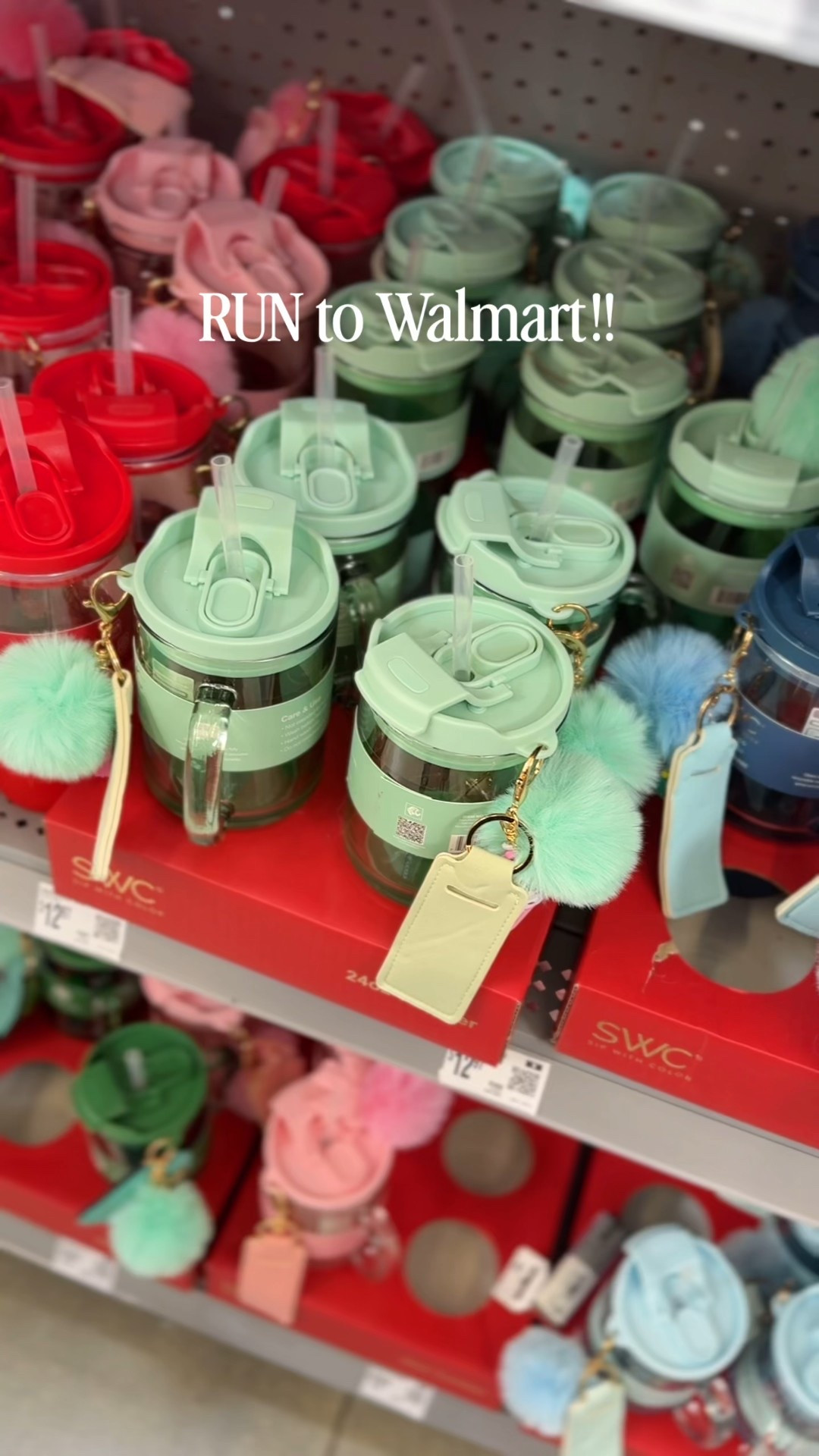 New holiday glass tumblers😍