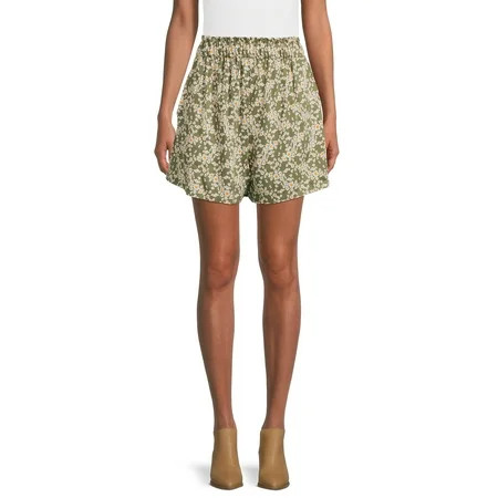 Romantic Gypsy Women s Maternity Paperbag Waist Shorts | Walmart (US)