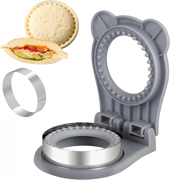 CHICHAUS Uncrustable Sandwich Maker,Sandwiches Pocket Circle Shape 3.7Inch Sandwich Cutter and Se... | Amazon (US)