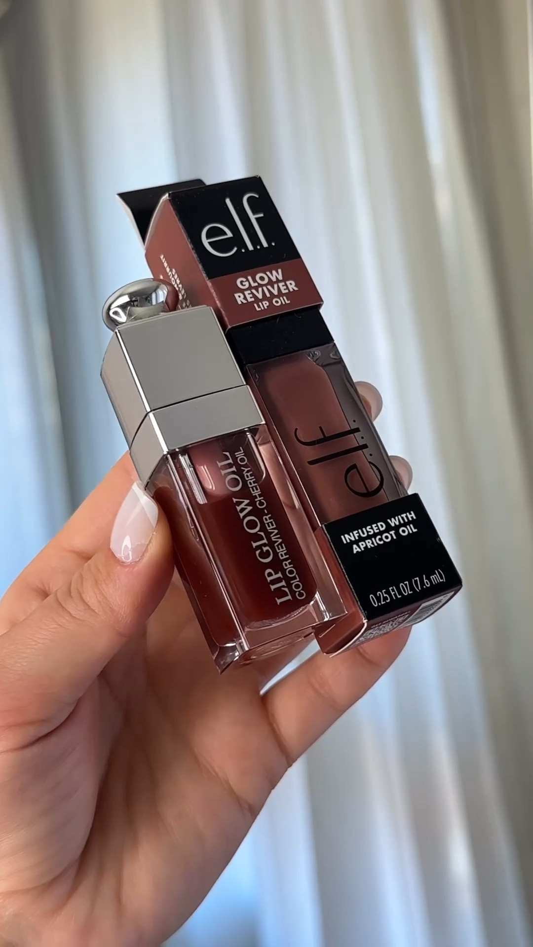 Elf compared to the Dior Lip Oils ⬇️ 
- color match is similar but not exact (I almost like the elf shade more though!)
- applicator is spot on
- wear: I don’t notice a difference
besides the color, this is a DUPE for me ✔️

Elf shade: Honey Talks
price: $7
Dior Shade: 020 Mahogany
price: $40

#LTKGiftGuide #LTKVideo #LTKSeasonal