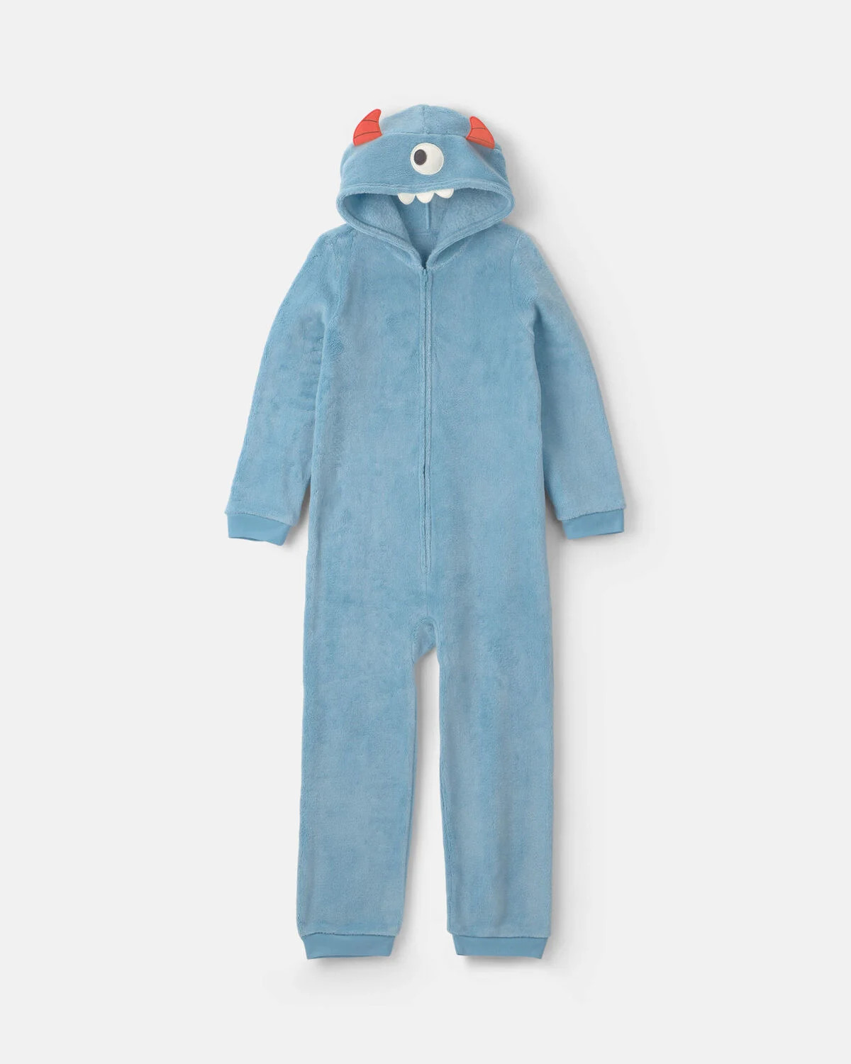 Boys 1-Piece Monster Halloween Fleece Pajama Costume - Blue | Carter's Inc