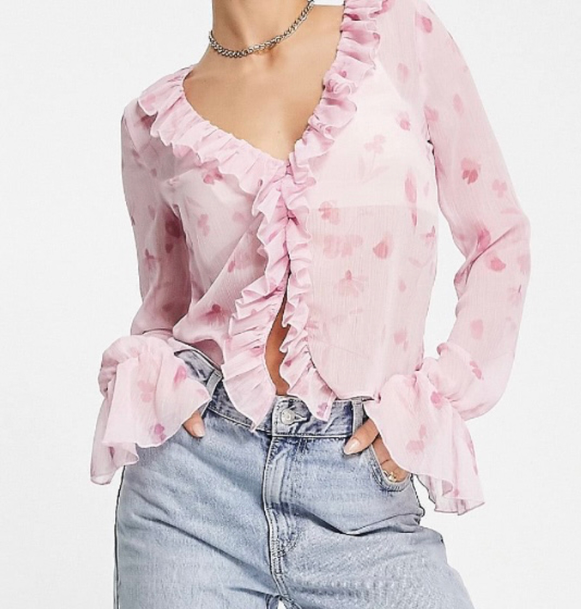 Such a lovely pink top, the ruffles give it a romantic feel. On sale right now!

#LTKsalealert #LTKSeasonal #LTKstyletip