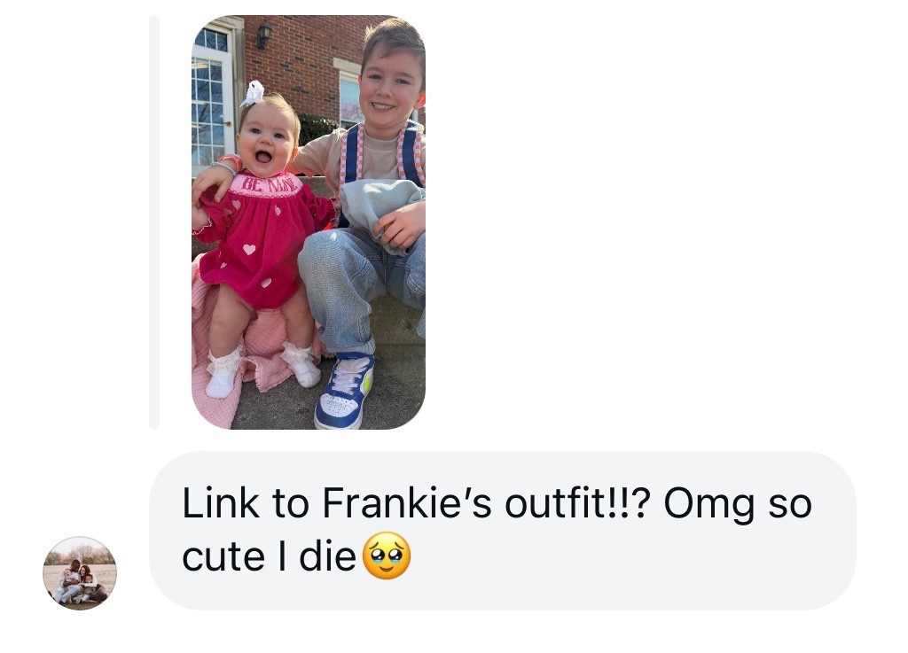 Bay girl Valentine’s Day outfit 

#LTKootd #LTKmomlife #LTKValentine