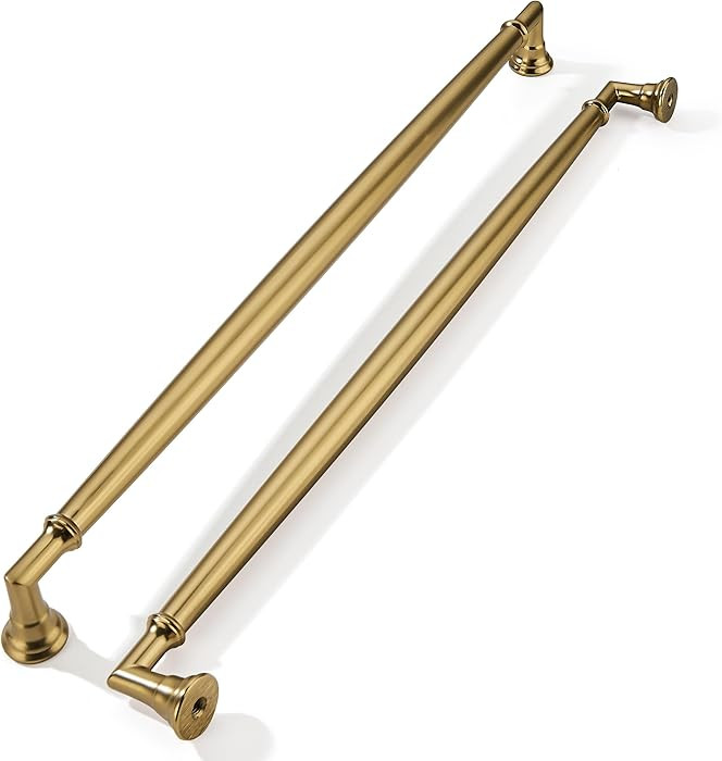 khtumeware 2 Pack 12 Inch(305mm) Champagne Bronze Cabinet Pulls Heavy Duty Solid Satin Brass Cabi... | Amazon (US)