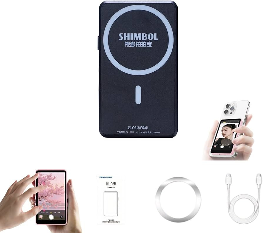 Shimbol P4 4" Vlog Selfie Monitor Screen, Touchscreen Phone Monitor, 50m Range, Wireless Screen S... | Amazon (CA)