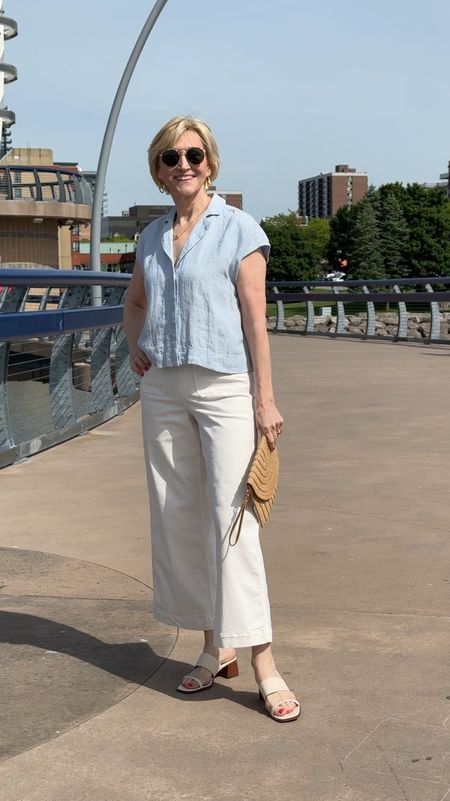If you are looking for the perfect white wide leg pants for summer then look no further than these retro wide-leg silhouette from Spanx. These pull on jeans feature high-rise coverage and hidden core shaping technology!


#LTKVideo #LTKOver40