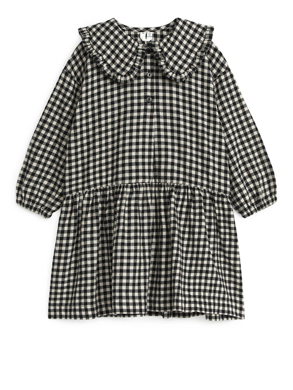Frill Flannel Dress | ARKET (US&UK)