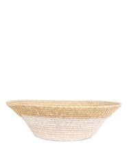 Woven Basket - White + Natural - No. 2B | The Little Market