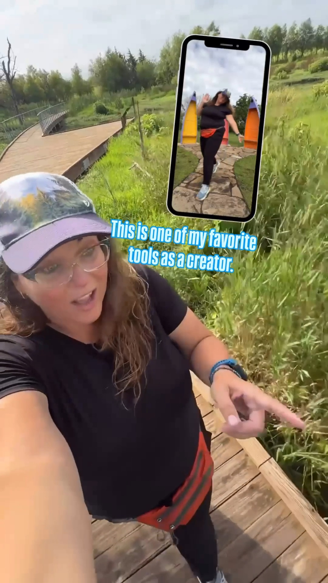 This little tripod stand is a game changer for me. It goes on every adventure, is small enough to put in a hip pack, and works great for capturing content while solo exploring! It’s also wonderful for getting the whole crew in the shot. For me, it’s my content creation MVP. 