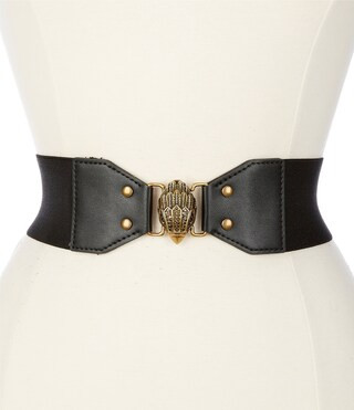 Kurt Geiger London 2.5 Signature Eagle Buckle Heavyweight Elastic Stretch Belt | Dillard's | Dillard's
