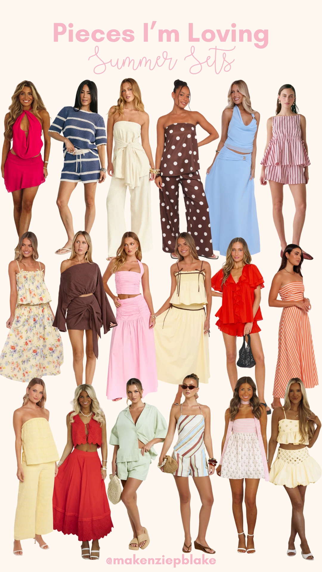 pieces I’m loving lately: summer sets that make getting dressed feel so easy ✨

I’ve been gravitating toward lightweight matching sets like these that you can wear together for a full look or mix into your wardrobe separately. they’re perfect for travel, casual days, or dinners when you want to look put together without overthinking it.

sharing all my favorites from this edit here 💛 

 #LTKgrwm #LTKootd #LTKBump