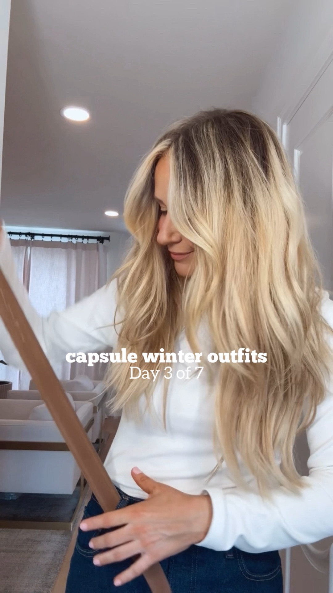 Capsule winter outfits 

Amazon duster cardigan sweater
Amazon white turtleneck
Abercrombie jeans straight leg 