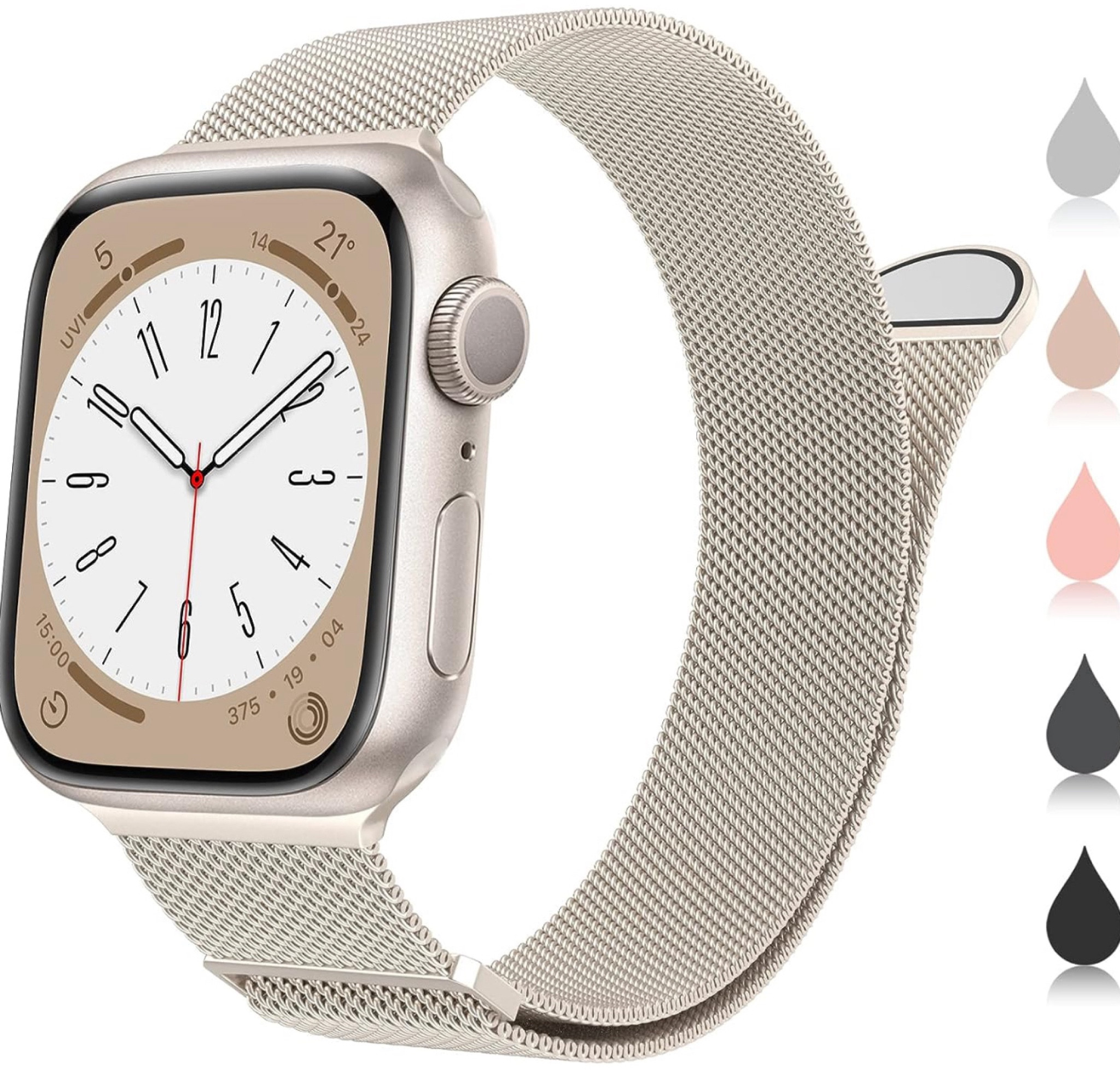 29% off plus 50% off 🎉

Marge Plus Compatible with Apple Watch Band Series 9, Ultra 2, SE, Ultra 8 7 6 5 4 3 2 1 38mm 40mm 41mm 42mm 44mm 45mm 49mm Women and Men, Stainless Steel Mesh Loop Magnetic Clasp Replacement for

#LTKsalealert #LTKstyletip