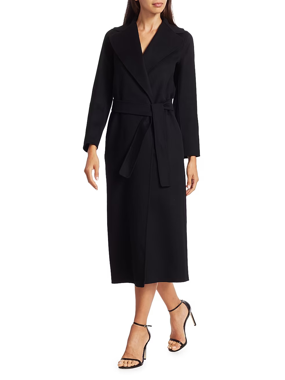 Poldo Long Belted Wool Coat | Saks Fifth Avenue