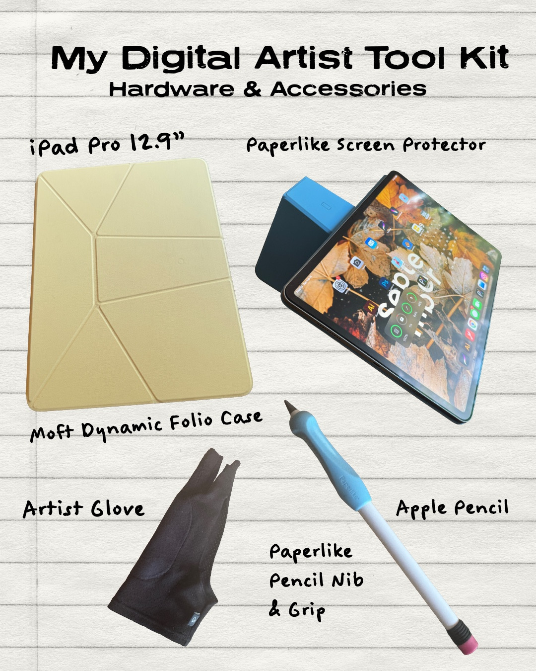 My current set up about what I use for my art and content ✨