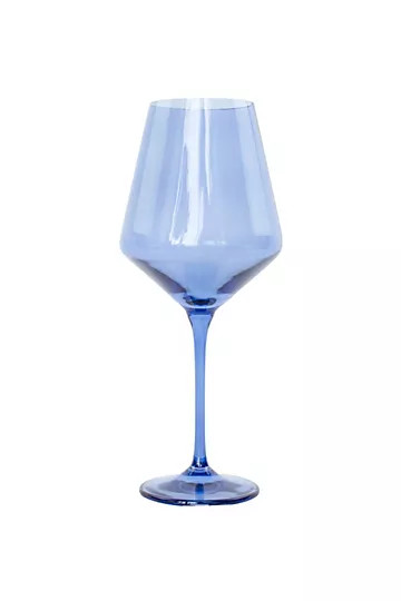 Estelle Colored Glass Wine Glass Set | Anthropologie (US)