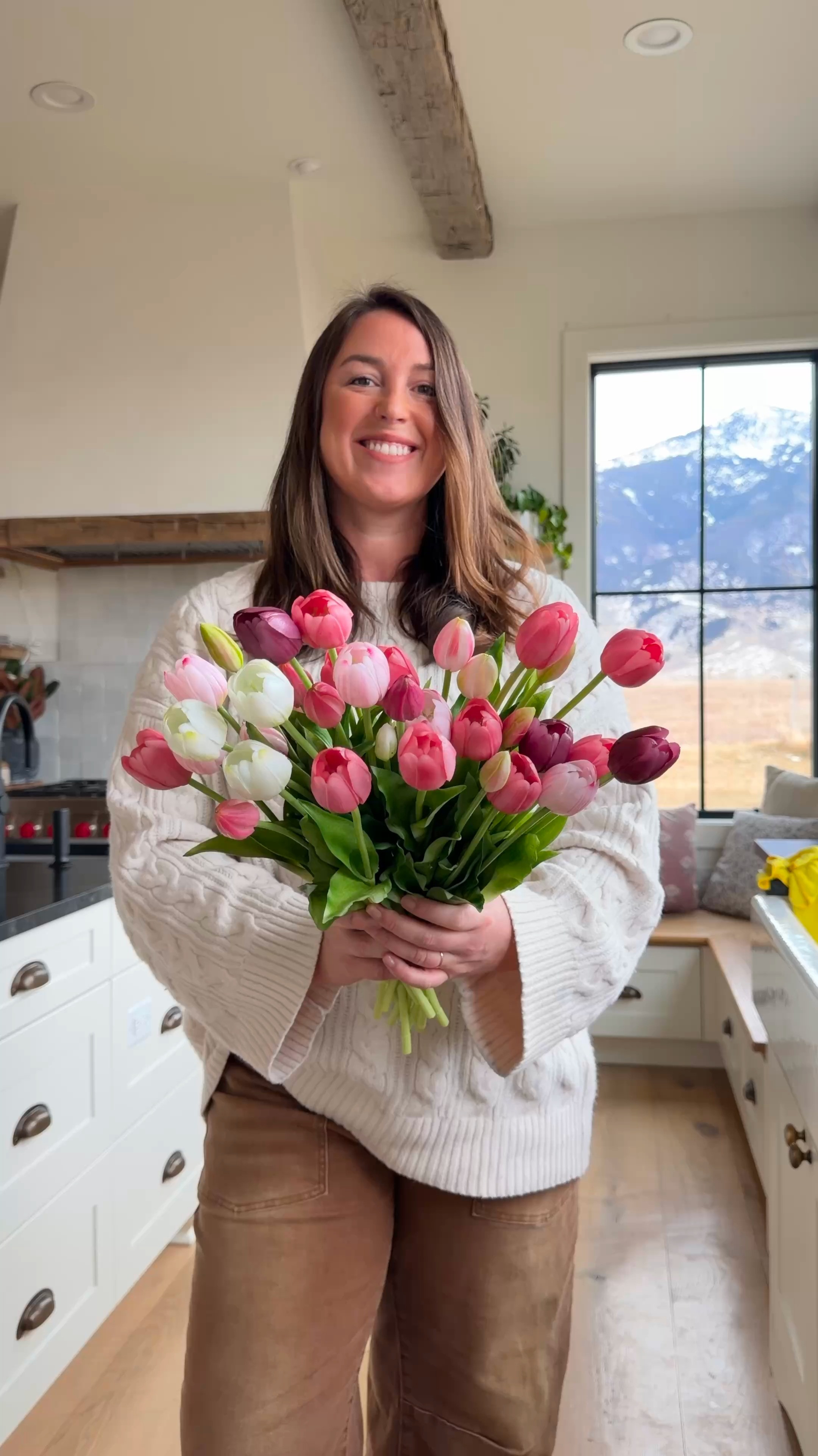 I love fresh tulips, but these faux ones are the reason I stopped buying them every week. They look surprisingly realistic, add so much life to a room, and I never have to worry about them drooping a few days later.

They're one of my favorite ways to make a space feel fresh without any maintenance. 

 #LTKmomlife #LTKvlog #LTKHome
