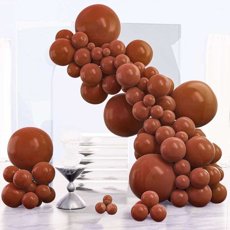 PartyWoo Nude Balloons 140pcs Different Sizes of 18 12 10 5 Inch Apricot Boho Fall Neutral Balloo... | Amazon (US)