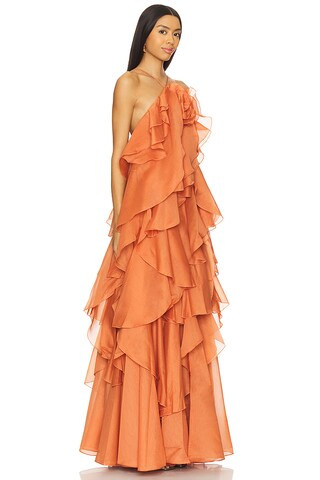 Pandorea Layered Maxi Dress in Coral Clay | Revolve Clothing (Global)