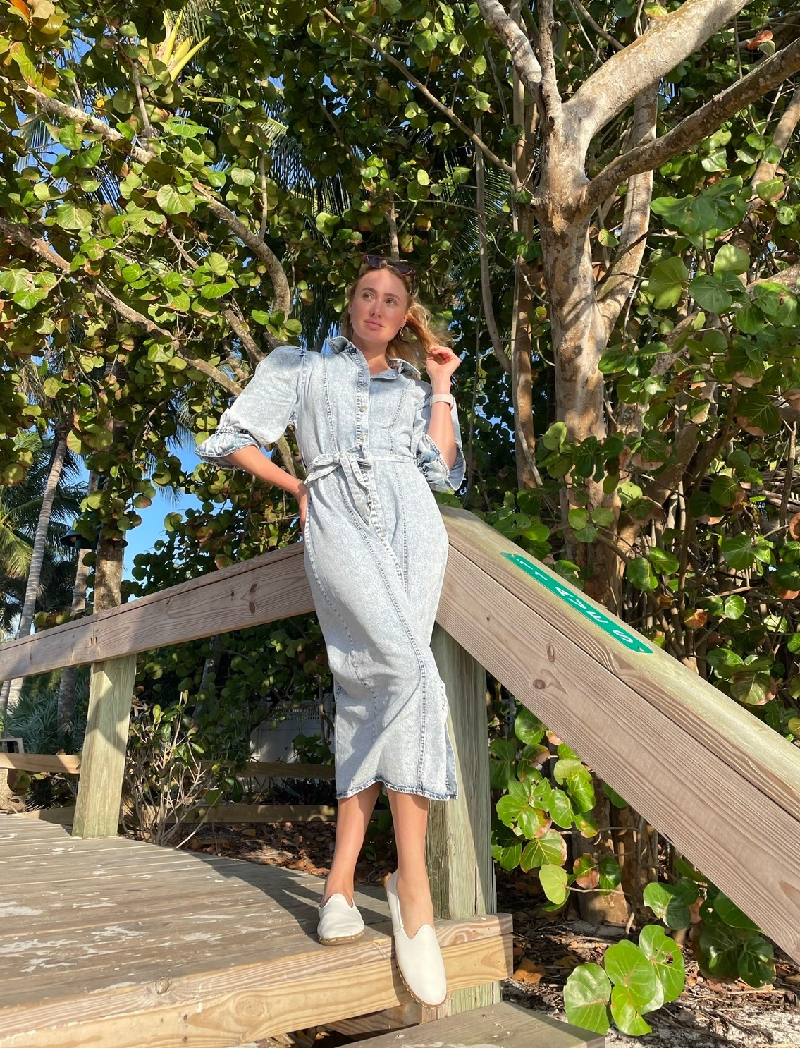 Denim Dress #denimdress #ltkfashion