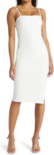 Lulus Paulina Square Neck Cocktail Sheath Dress | Nordstrom | Nordstrom