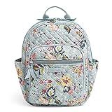 Vera Bradley womens Signature Cotton Small Backpack Bookbag, Floating Garden, One Size US | Amazon (US)