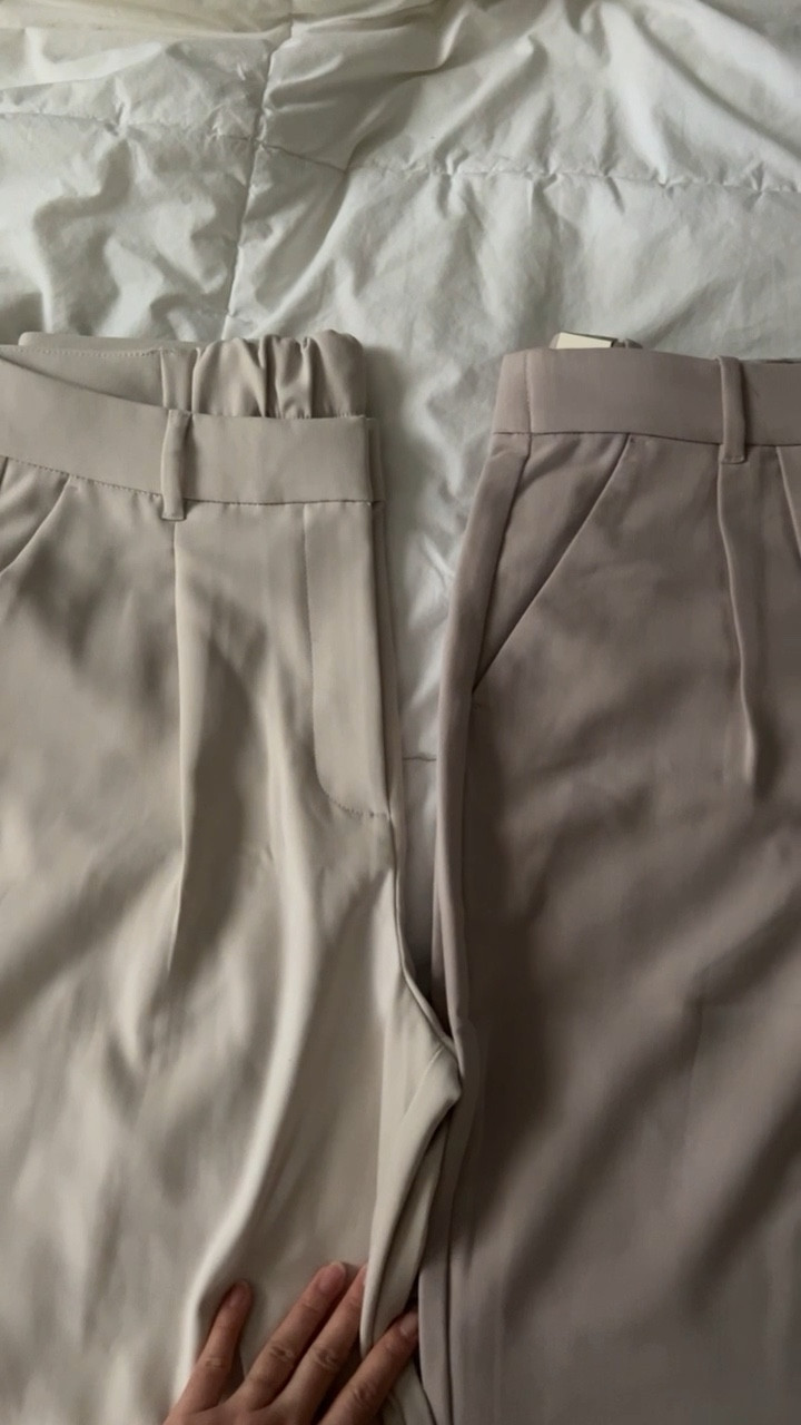Splurge or save wide leg tailored pants for work

Old Navy Taylor trouser in silver gray
Abercrombie Sloane pant in light taupe

#LTKfindsunder50 #LTKfindsunder100 #LTKworkwear