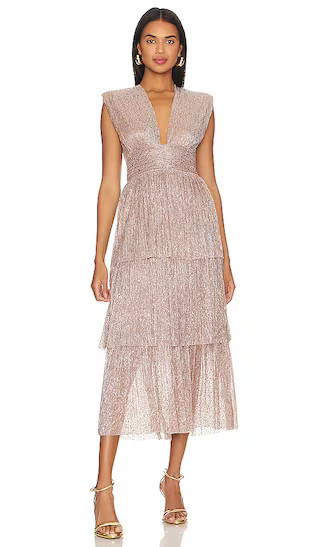 Sabina Musayev Bonita Dress in Metallic Neutral. - size S | Revolve Clothing (Global)