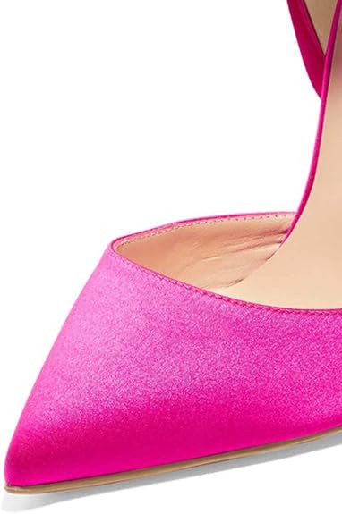 FSJ Women Strappy Ankle Wrap Sandal High Heels Pointed Toe D'Orsay Slingback Pump Shoe Size 4-15 ... | Amazon (US)