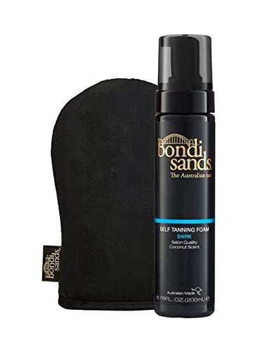 Bondi Sands Dark Self Tanning Foam + Application Mitt | Includes Lightweight Sunless Foam + Reusable Mitt for a Flawless Finish ($30 Value) | Amazon (US)