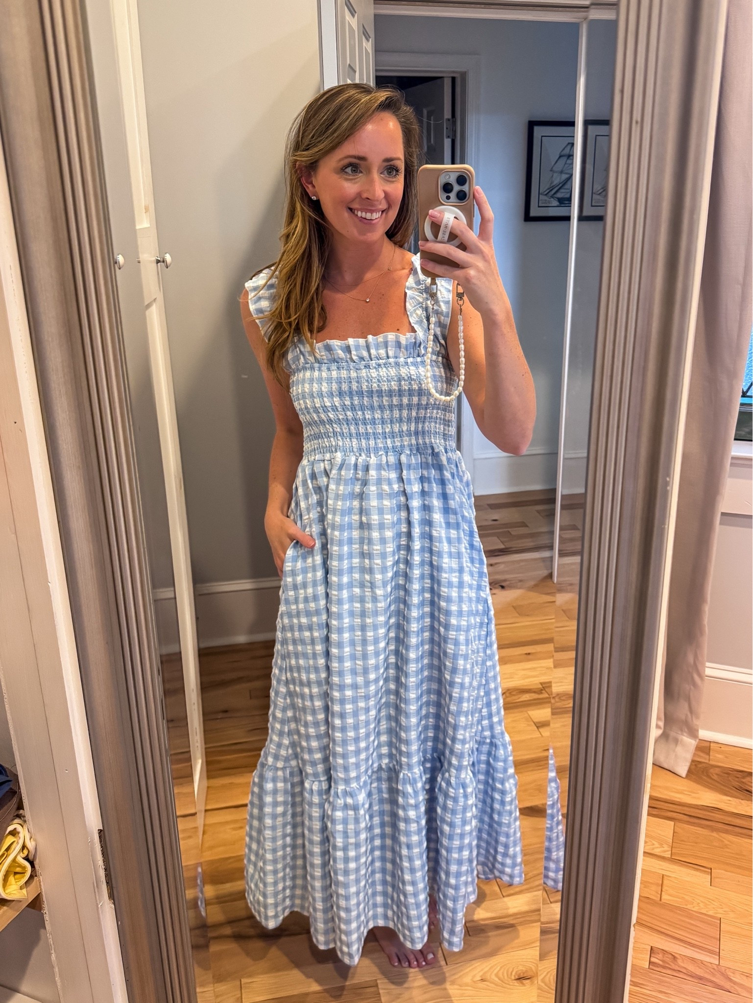 Light blue gingham dress! I’ve had this since 2023 and it’s washed and held up so well!

#LTKootd #LTKgrwm #LTKmomlife