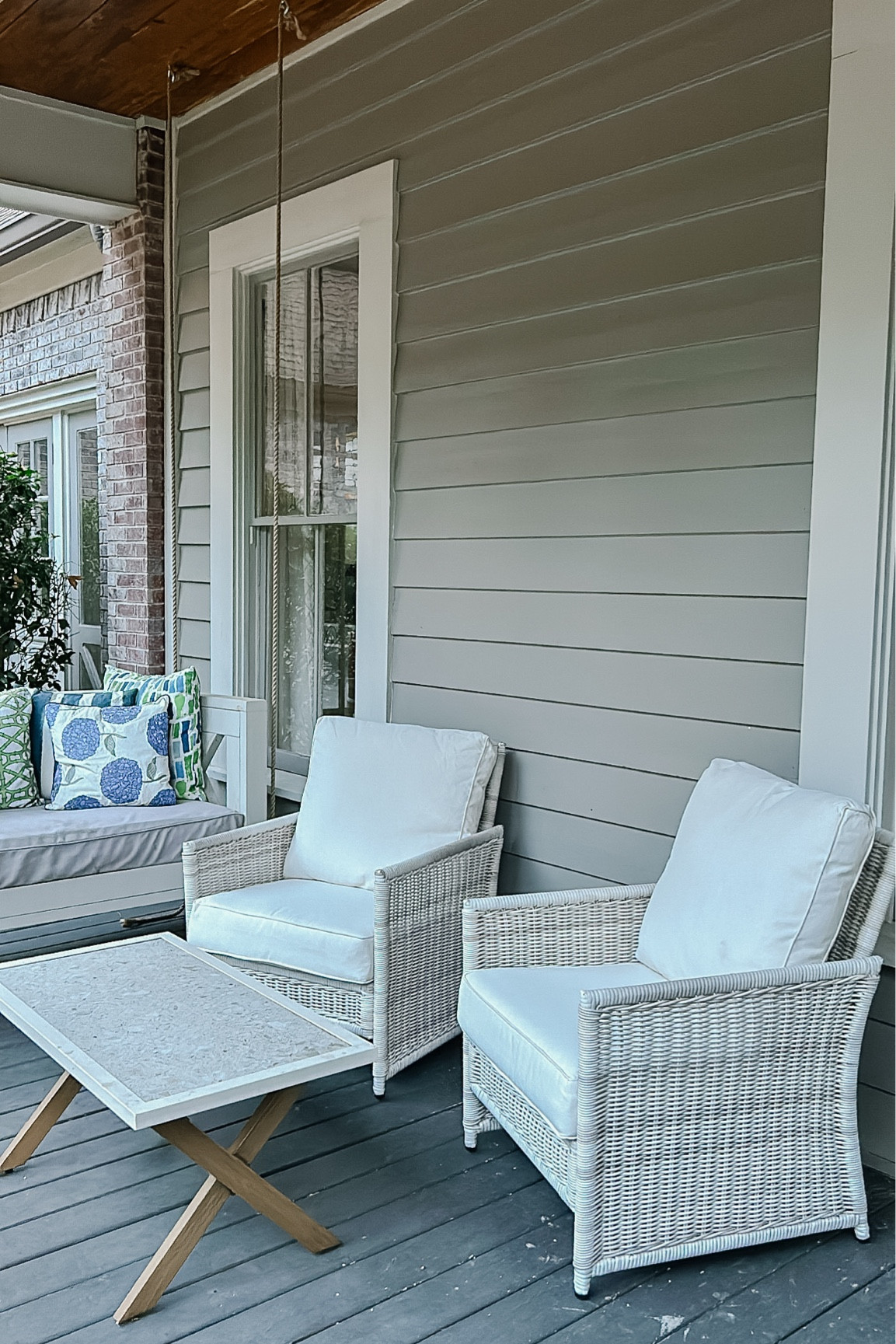 Serena & Lily dupe patio set 
Walmart patio furniture on sale #LTKSummerSales

#LTKStyleTip #LTKSeasonal