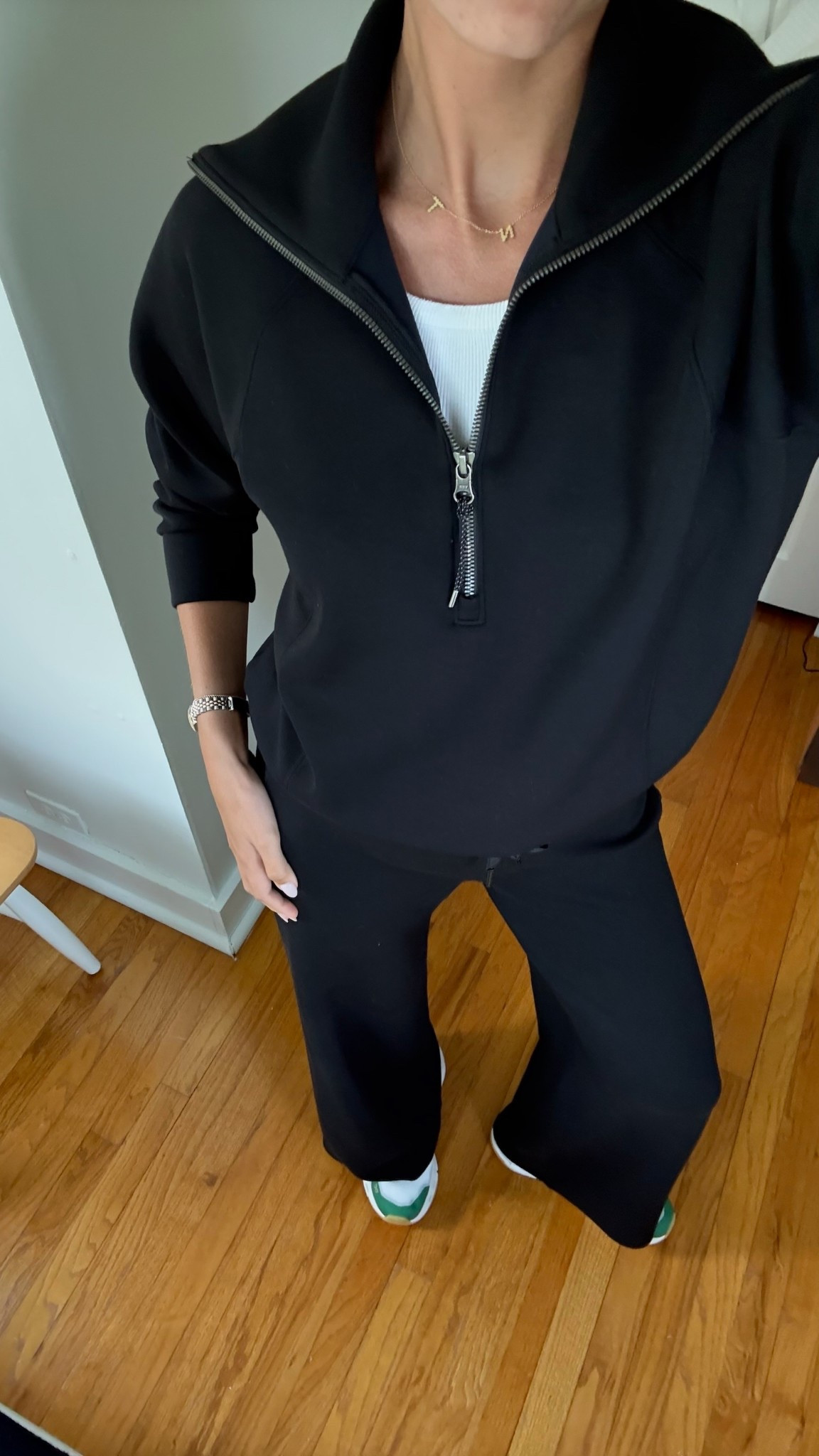 Spanx set on SALE! Wearing size S half-zip and size XS Tall wide leg pants (pre-pregnancy) They are so comfortable, lightweight and buttery soft! 

Work from home outfit 
Loungewear 
Comfy outfit 
Travel outfit 
Airport outfit 
Spanx sale

#LTKSeasonal #LTKTravel #LTKSaleAlert