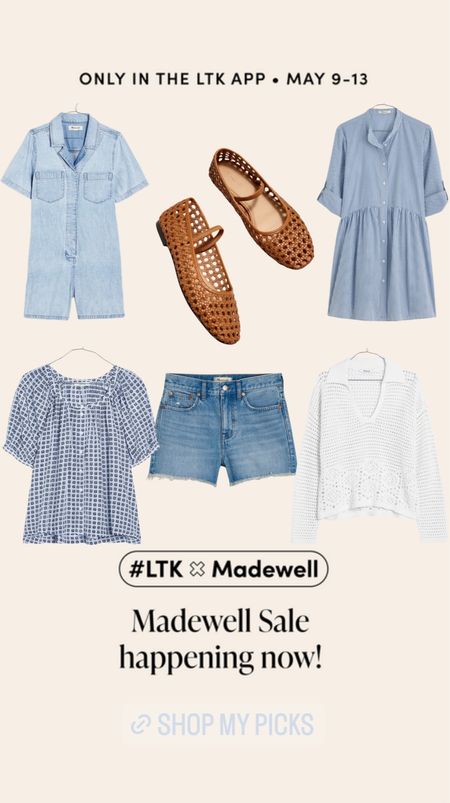 A few more of my faves from the LTKxMadewell sale! That blue and white dress, along with these flats have been on my list for a minute! They have some really cute pieces right now and they are 20% off when you go through the LTK app! 

#LTKSaleAlert #LTKMidsize #LTKxMadewell