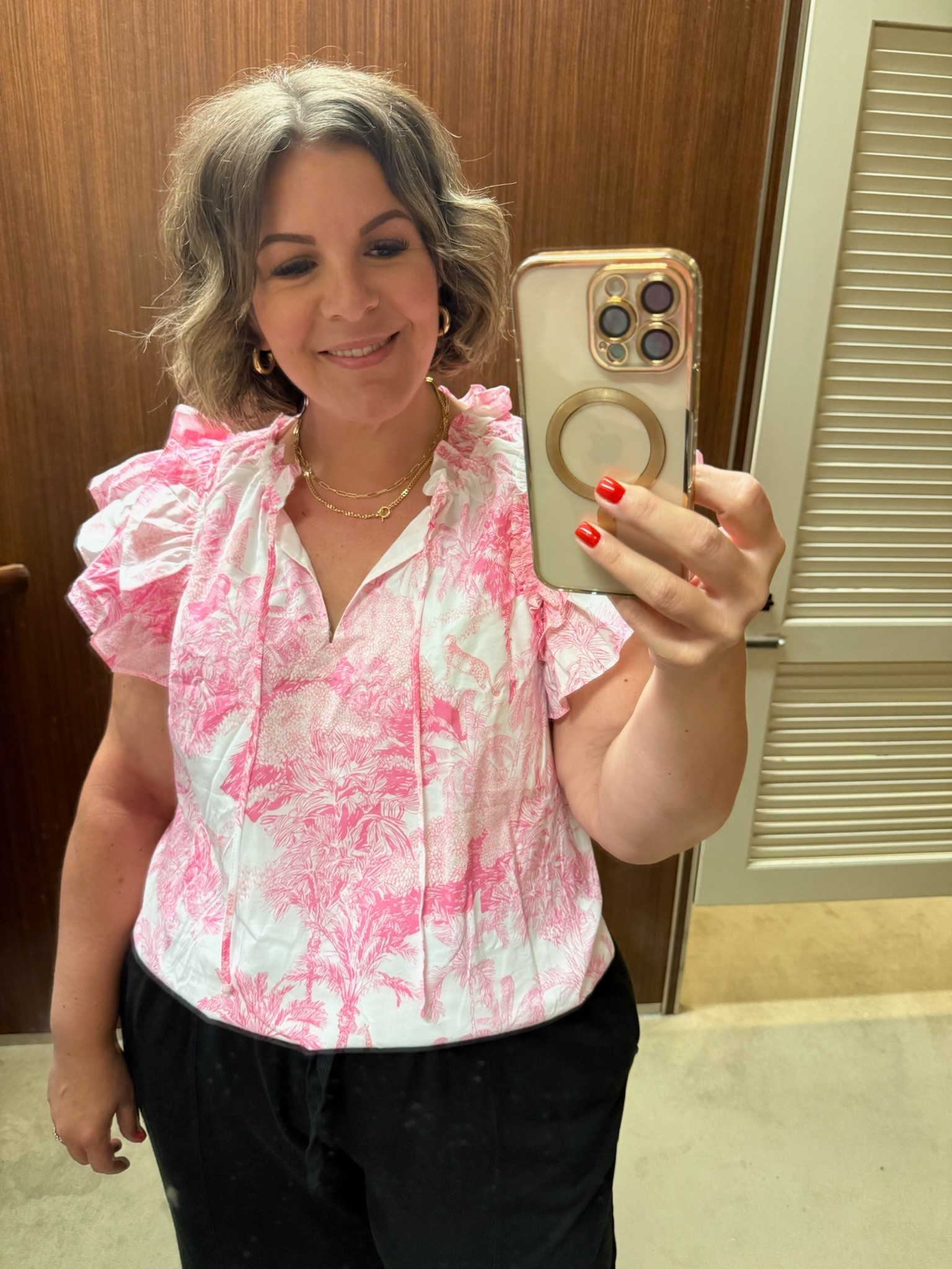 Loving the ruffle sleeves on this print blouse from Belk! I’m wearing size XXL

#LTKPlusSize #LTKStyleTip #LTKFindsUnder50