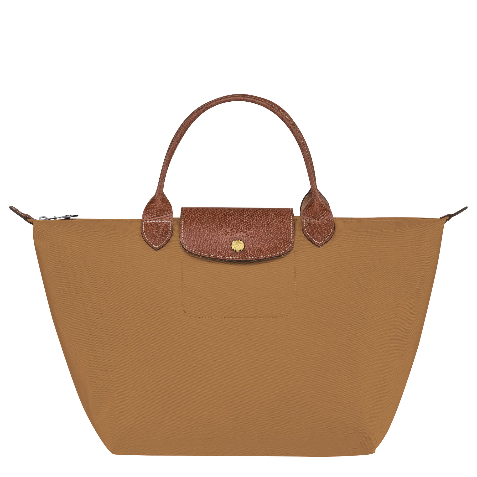 Le Pliage Original M Handbag Fawn - Recycled canvas | Longchamp US | Longchamp