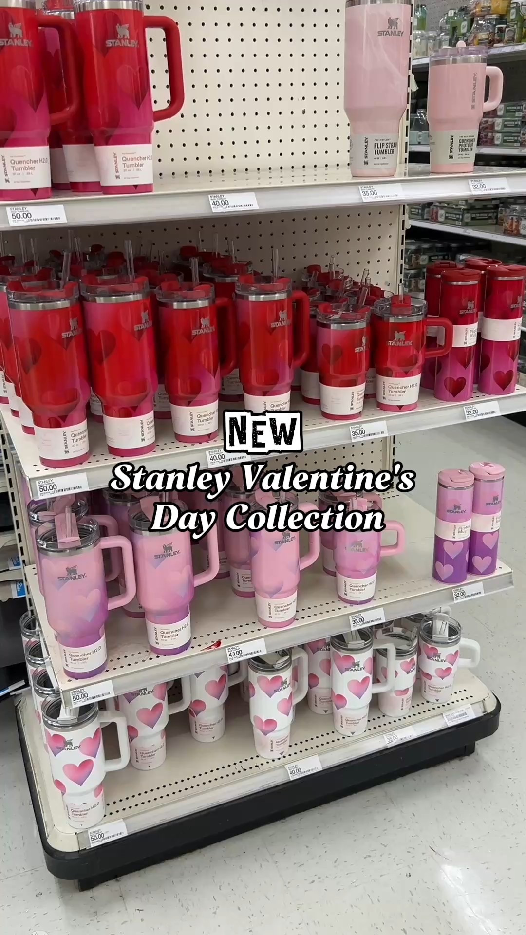 Valentine’s Day Stanleys!😍 These are limited edition and exclusively on Target, while supplies last!💕

#valentinesday #waterbottle #stanley #stanelyquencher #stanleytumbler #stanleycup #target #targetfinds #home #travel #office #vday #valentinesdaydecor #galentinesday #hearts 

#LTKTravel #LTKSeasonal #LTKHome