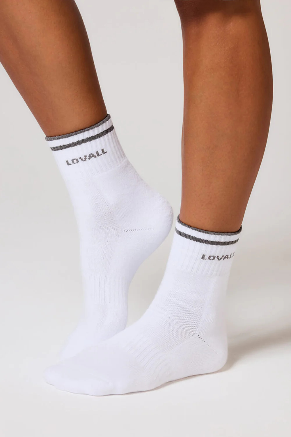 Gerippte Sport Socke - Slate Green | LOVALL