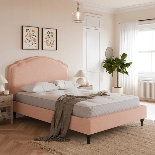 Ella Timeless Chenille Bed Frame | Dunelm