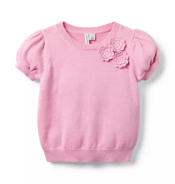 Rosette Sweater Top | Janie and Jack